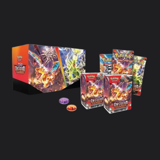 Karmesin & Purpur Obsidian Flammen Build & Battle Stadion (deutsch)