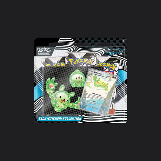 Schwarze Blitze Tech-Sticker-Kollection - Zytomega (deutsch)